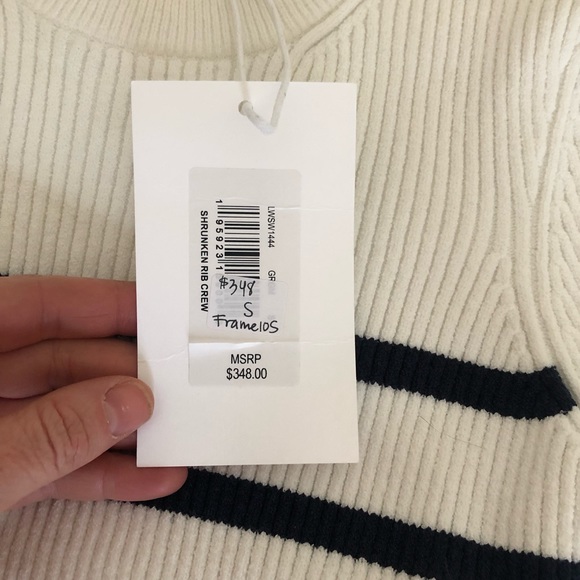 NWT Frame Rib Crew - Picture 3 of 5